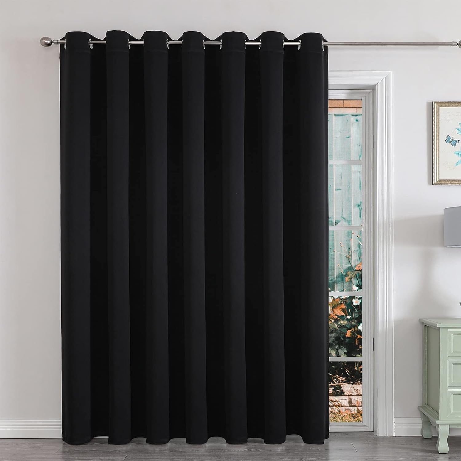 Curtains for Sliding Glass Doors, Blackout Curtains 100 x 84 inches ...