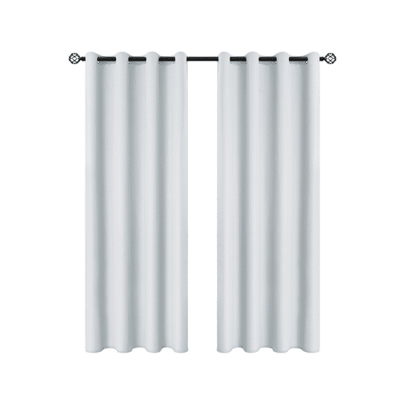 Curtains with Grommet Top Complete Light Blocking Thermal Insulation Soundproof Window Treatments for Bedroom and Living Room Home Decor