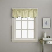 Curtainworks Morocco Scallop Valance Gold, Indoor, 100% Polyester, 58W x 14L, 1 Piece, Adult