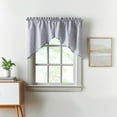 thumbnail image 1 of Curtainworks Morocco Swag Pair, Silver, 100% Polyester, 58"W x 14"L, Adult, 1 of 5