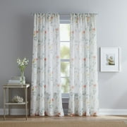 Curtainworks Primavera Crushed Voile Curtain Panel Pair, Multi, 100% Polyester, 51"W x 63"L, Adult