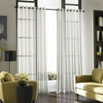 thumbnail image 1 of Curtainworks Soho Voile Grommet 95" , Winter White, Adult, 1 of 5