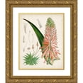 thumbnail image 1 of Curtis 15x18 Gold Ornate Wood Framed with Double Matting Museum Art Print Titled - Delicate Tropicals I, 1 of 4