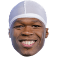 thumbnail image 1 of Curtis Jackson (Smile) Big Head. Larger than life mask., 1 of 6