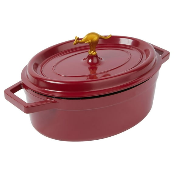 Curtis Stone 121oz Kangaroo Cocotte Red