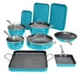 thumbnail image 1 of Curtis Stone 14-piece DuraPan Nonstick All-Purpose Cookware Set Model 716-448, 1 of 2