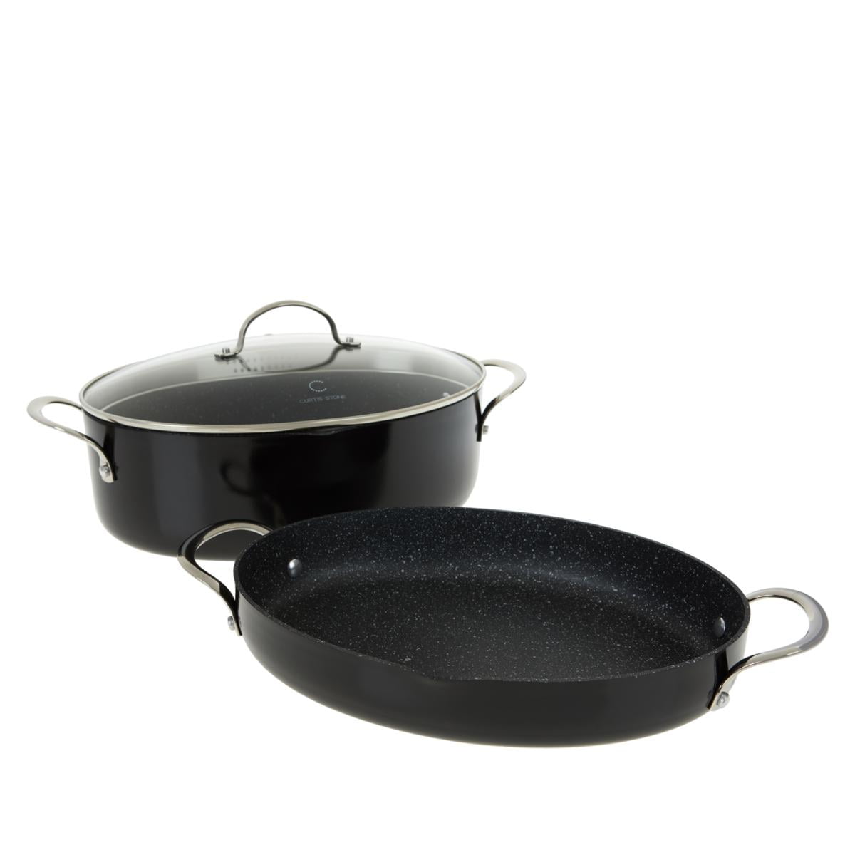 Curtis Stone 3-piece Oval Cookware Set Model 729-514 
