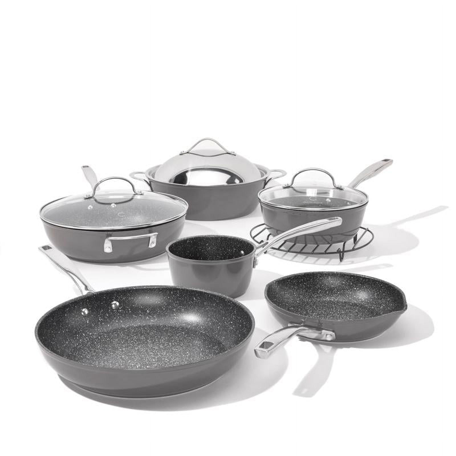 Kitchen - Cookware - Cookware Sets - Curtis Stone Dura-Pan 14-Piece Cookware  Set - Online Shopping for Canadians