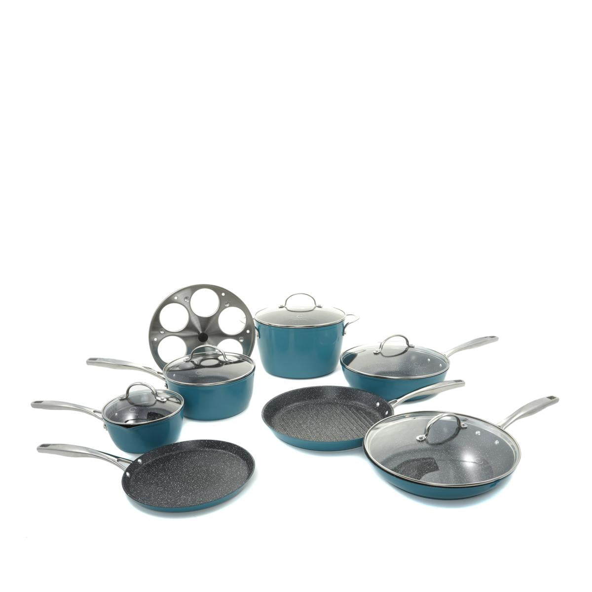 Curtis Stone Dura-Pan 11-piece Cookware Set Model 689-207 - Bed Bath &  Beyond - 32262333