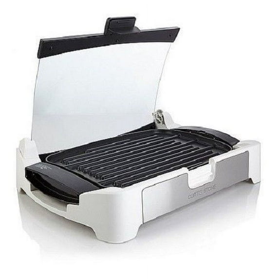 Curtis Stone Nonstick Reversible Grill/Griddle with Glass Lid Model CSRGGL10