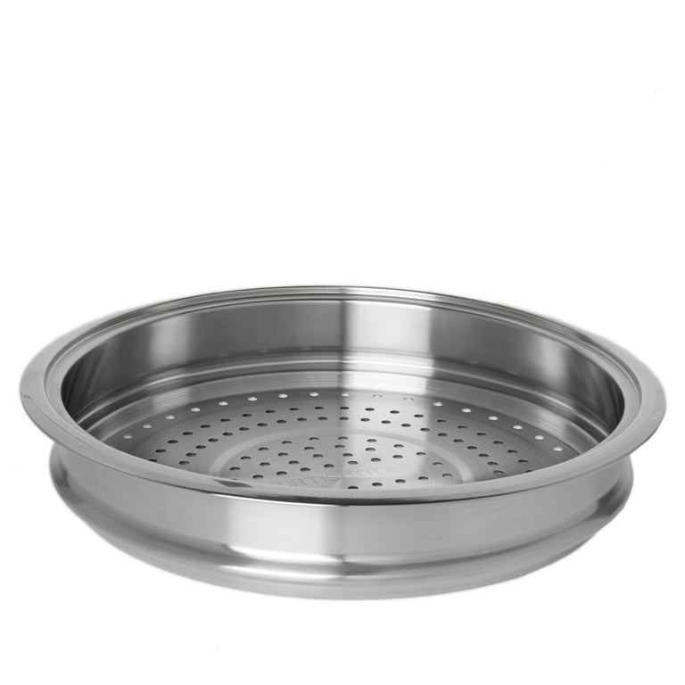 Curtis Stone Stainless Steel 10 inch Multipurpose Steamer Tray Insert Model, Silver