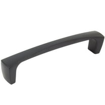 Curtiss Cabinet Pull, 128 Millimeters, Matte Black by Stone Harbor Hardware