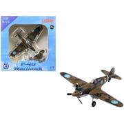Curtiss P-40B/C Warhawk Fighter Aircraft "Flying Tigers" 1942 1st American Volunteer Group 1/72 Diecast Model Airplane Legion