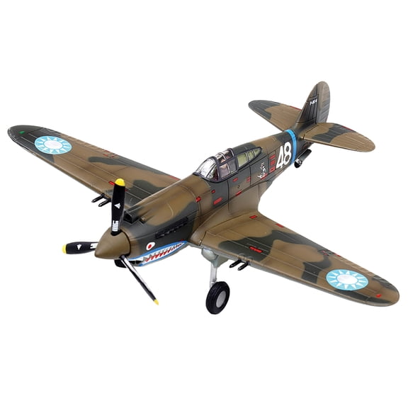 Curtiss P-40B/C Warhawk Fighter Aircraft "White 48" (1942) 1st American Volunteer Group 1/72 Diecast Model Airplane by Legion
