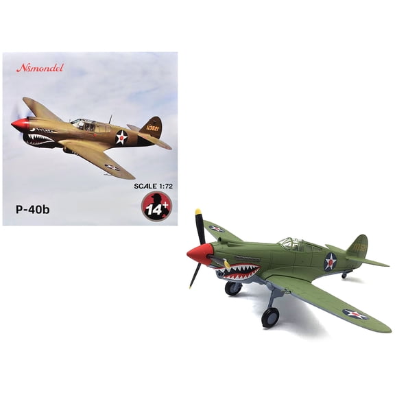 Curtiss P-40E Warhawk Fighter Aircraft "China-Burma-India Theater" (1942) United States Army Air Forces 1/72 Diecast Model Airplane