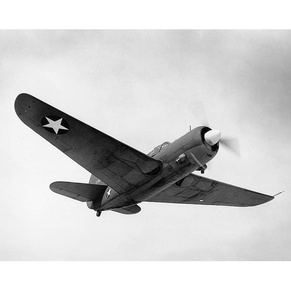 Curtiss SB2C Helldiver in Flight WWII - 12x18 Inch Laminated Aviation Poster - Stunning Detail and Bold Colors