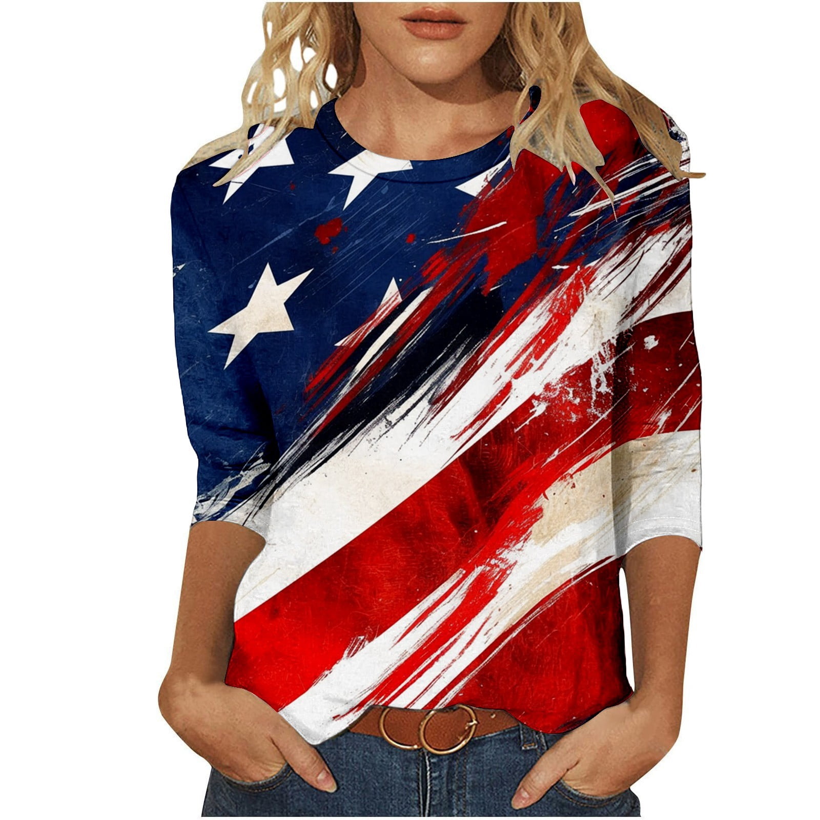 Curuila 250 Anniversary Usa Shirt For Women Independence Day Print ...