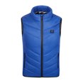 thumbnail image 1 of Curuila Kids Boys Girls Heating Coats Winter Warm Smart Heated Vest Sleeveless Solid Zipper Jacket Mid-Length Outwear Blue Size 5-6 Years, 1 of 4