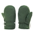 thumbnail image 1 of Curuila Toddler Boys Girls Gloves Waterproof Cute Cartoon Print Snow Soft Warm Winter Thickened Mittens For Outdoor Green Size 6-24 Months, 1 of 3