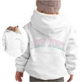 thumbnail image 1 of Curuila Toddler Boys Girls Hoodies Letter Print Long Sleeve Crew Neck Comfortable Soft Pullover With Pocket Autumn Winter Sweatshirt White Size 7-8 Years, 1 of 4