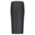 thumbnail image 1 of Curuila Womens Long Skirt With Side Slit Solid Color Comfort Elastic Waist Drawstring Ankle Length Skirt With Pocket Dark Gray Size M, 1 of 8