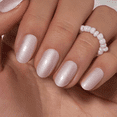thumbnail image 1 of CurvLife Delicate Glow Press-On Nails - 30PCS, Oval, Easy Apply, Non-Toxic & Reusable, 1 of 4