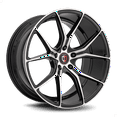thumbnail image 1 of Curva C42 20X8.5 5x108 73.1ET 35CB Gloss Black Wheel, 1 of 2