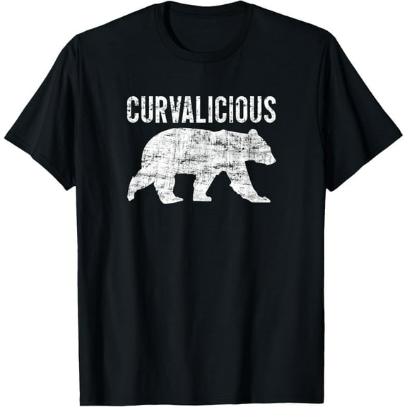 Curvalicious Bear Bear Pride for Gay Bears and Admirers T-Shirt