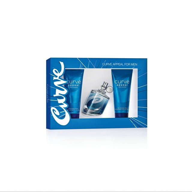 Curve Appeal Cologne Gift Set for Men, 3 pc