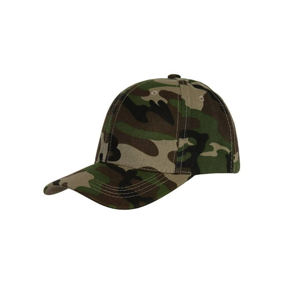 Curve Bill Adjustable Baseball Cap, Camouflage