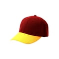 thumbnail image 1 of Curve Bill Adjustable Baseball Cap, Maroon/Gold, 1 of 1