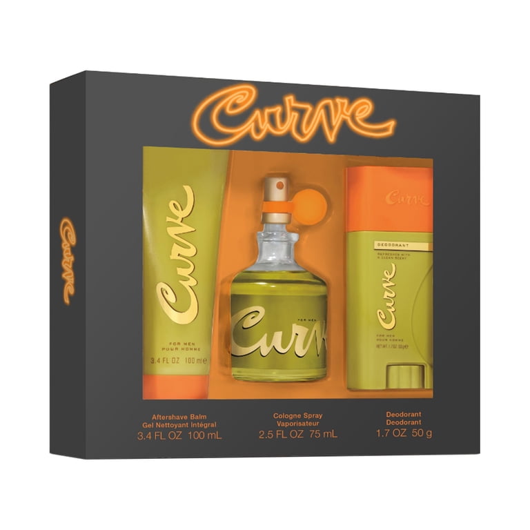 Curve Men's Fragrance Gift Set: Cologne, After Shave Balm