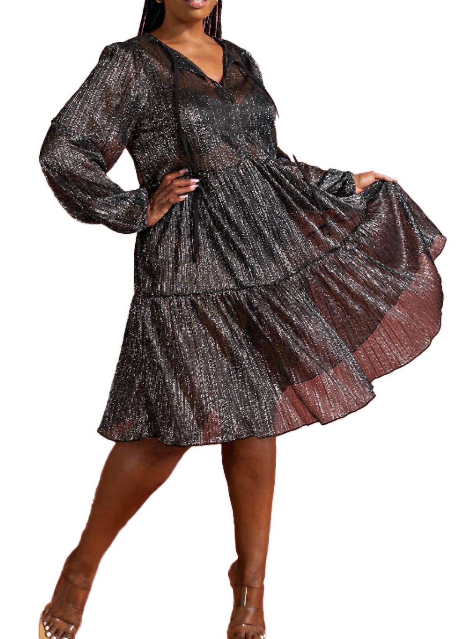 holiday dresses curve Cranberry Spritz Velvet Babydoll Dress in Red Curves – Impressions Online  Boutique main image 1