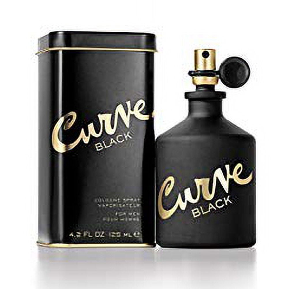 Curve Men's Cologne Fragrance Spray, Casual Cool Day or Night Scent, Curve Black, 4.2 Fl Oz