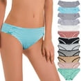 thumbnail image 1 of Curve Muse Women's Cotton Bikini Hipster Briefs BoyShorts Underwear-Multipack-PACKA-S/5, 1 of 6