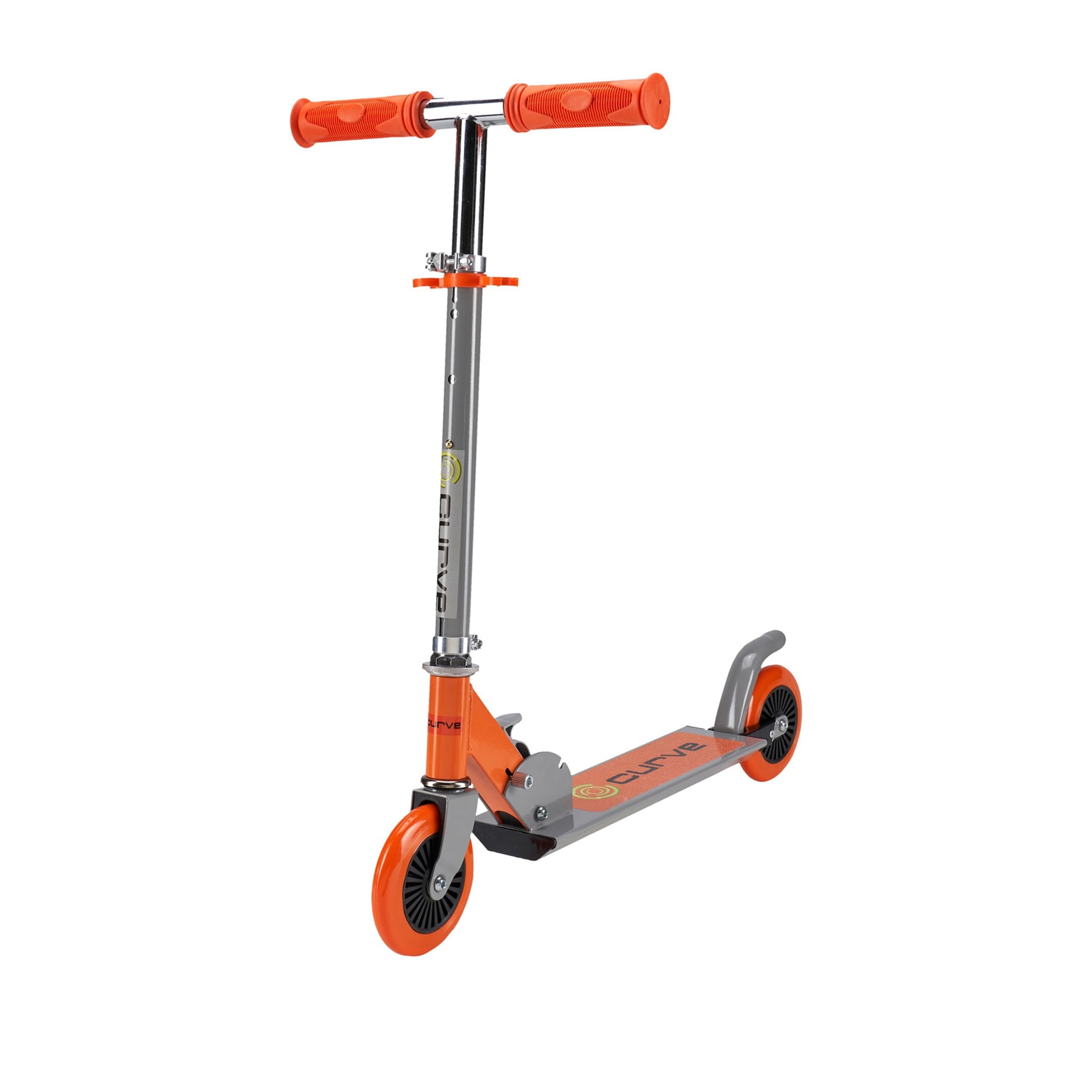 Curve Standard Folding Lightweight Scooter, Orange