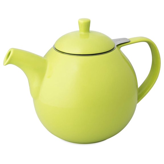 Curve Teapot with Infuser, 45-Ounce, Lime
