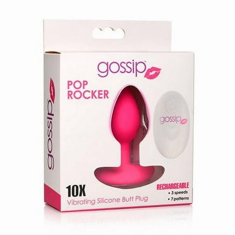 Gossip Pop Rocker 10-function Rechargeable Butt Plug Magenta