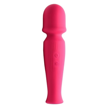 Curve Toys Gossip Silicone Vibrating Wand 10x - Magenta