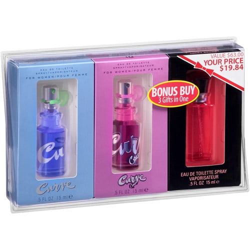 Curve Trio Fragrance 3-Piece Gift Set for Women 