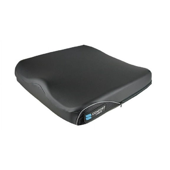 Curve Wheelchair Cushion Size: 16" x 16", Cover Type: Comfort-Tek