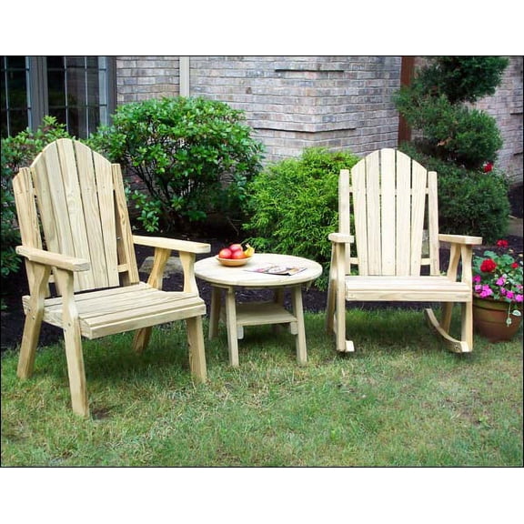 Curveback Rocker w/ Chair & Table