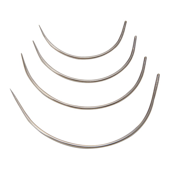 Curved 4 Pcs C Type Weaving Needle Carpet Leather Canvas Repair for Home Bedroom Dormitory Sofa Cover Making