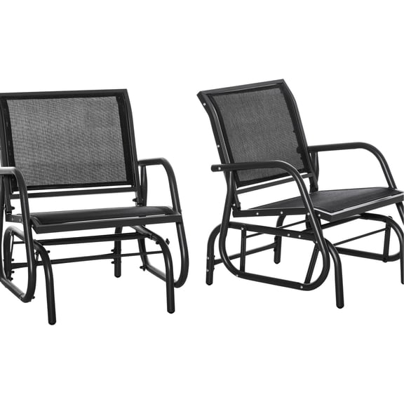 Curved Armrests & Breathable Seating / Lounge in the Backyard