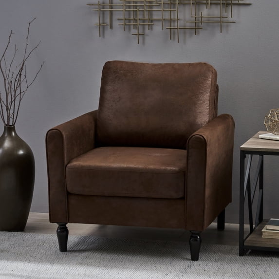 Curved Armrests and Clean Lines | Enhances Room Decor, Provides Cozy Seating