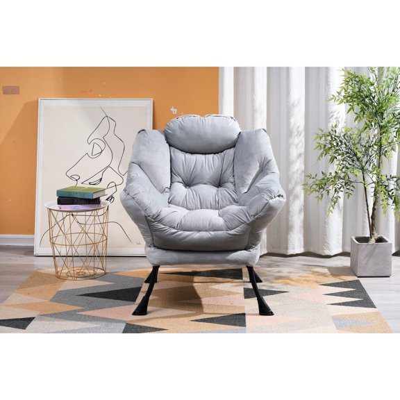 Curved Backrest, Fit Body Lines / Relaxed Sitting in Living Room