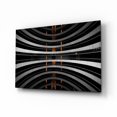 Curved Balconies Amber Lights Glass Wall Art - Walmart.com