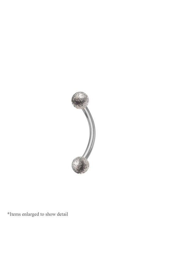 Curved Barbell 16G Eyebrow Piercing - Cartilage, Rook, Tragus - 3 Color Options