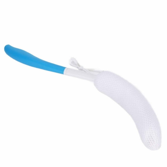 Curved Bath Brush, Energy Saving Soft Brush Head Sponge Back Scrubber With Sling For Shower For Elderly
