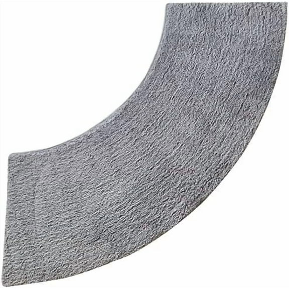 Curved Bath Rug, Curved Shower Mat, 18 X 56inch Microfiber Soft Curved Bath Mat for Round Shower, Machine Washable, for Quadrant Shower Stall and Rv Bathroom. (Gray)$$Home Decor, Kitchen, & Other